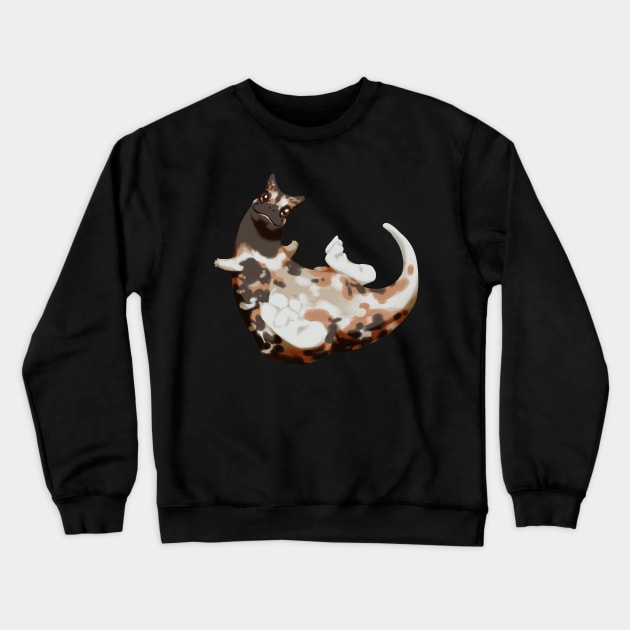 Carnotaurus! Patchy Crewneck Sweatshirt by P1nkL3monade